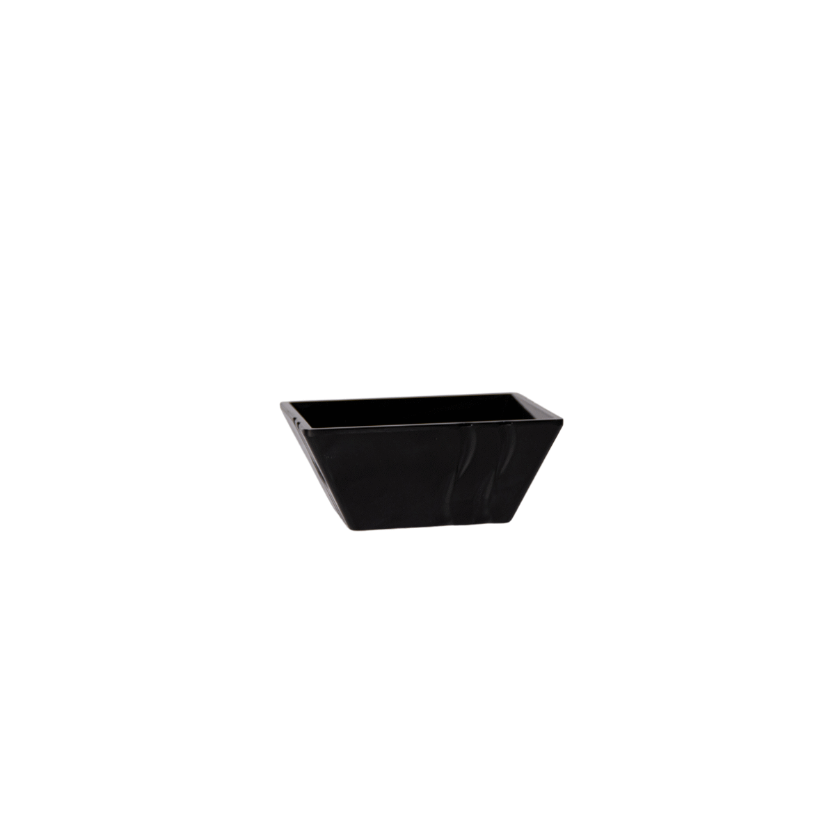 Petit bol noir moderne en mélamine – Image 1