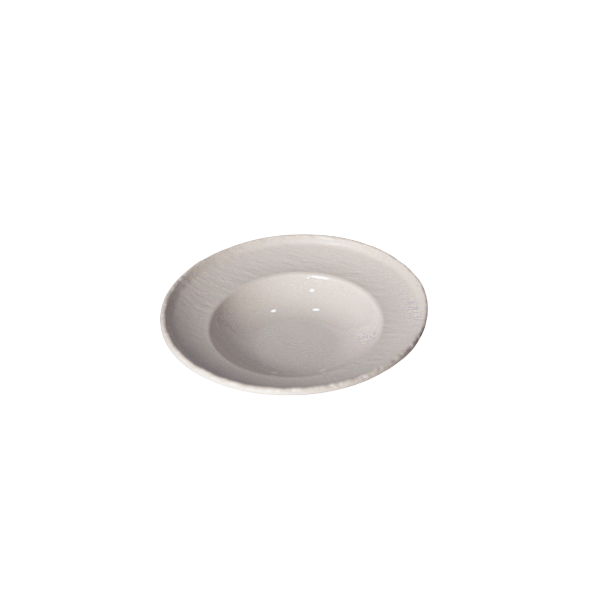 Plat à Spaghetti en Mélamine – Blanc – Ø 26 cm – Image 3