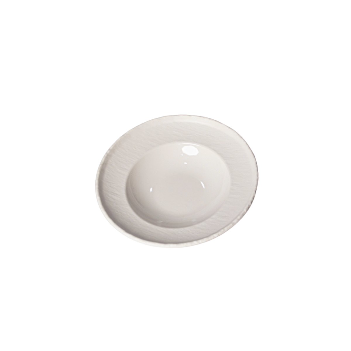 Plat à Spaghetti en Mélamine – Blanc – Ø 26 cm – Image 4