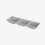 RAMEKIN TRIPLE gris 26,5 x 8,8 CM