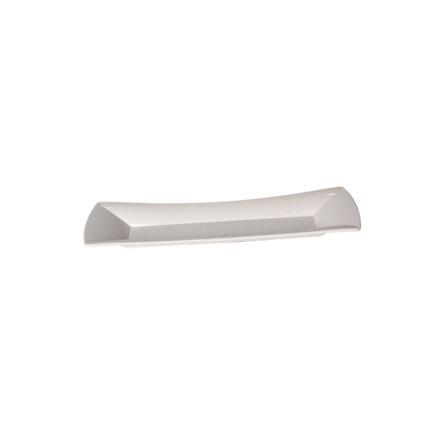 Plat Rectangulaire Mélamine – Blanc – 45 × 10 cm