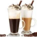 Tasse à café latte en verre avec poignée – 120 ml – Image 3