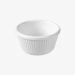 RAMEKIN ROND "RIBBED" Ø 5,8 CM BLANC