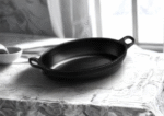 Mini poêle ovale Terra Black – Dimensions : 15 x 8 cm, Hauteur : 3,5 cm – Image 2