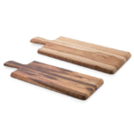 Planche rectangulaire en mélamine effet bois 50 x 20 cm