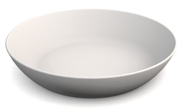 Assiette Creuse en Mélamine Blanche – 19,5 cm