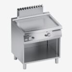 GRILLADE LISSE GAZ S700/80 AVEC PLACARD OUVERT