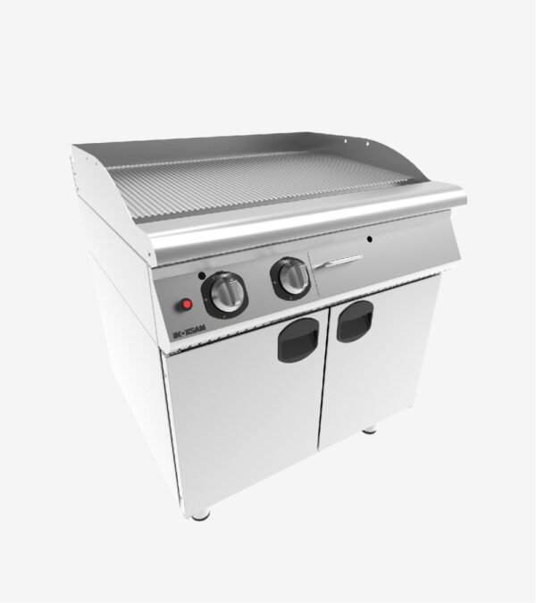 GRILLADE NERVUREE GAZ S730/80 AVEC PLACARD FERME