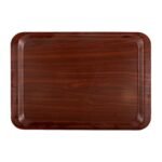 Plateau Rectangulaire - motif en bois