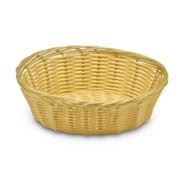 Panier en plastique imitation osier