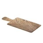 Planche Rectangulaire en Mélamine Effet Bois – 50 x 19,5 cm