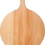 Plateau rond de présentation en bois