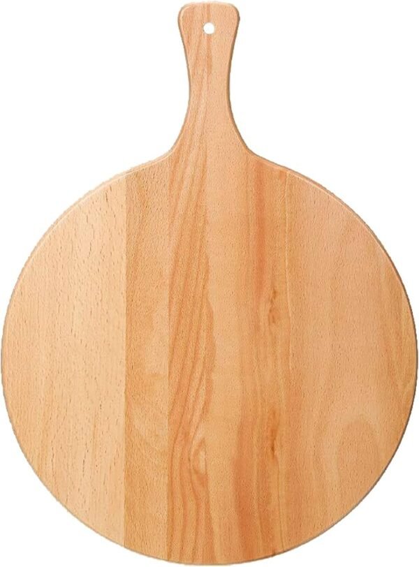 Plateau rond de présentation en bois