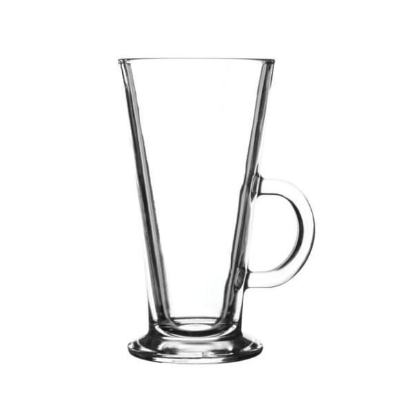 Tasse à café latte en verre avec poignée – 120 ml