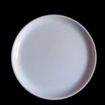 Assiette Ronde Blanche ou Noir Brillante 27 cm