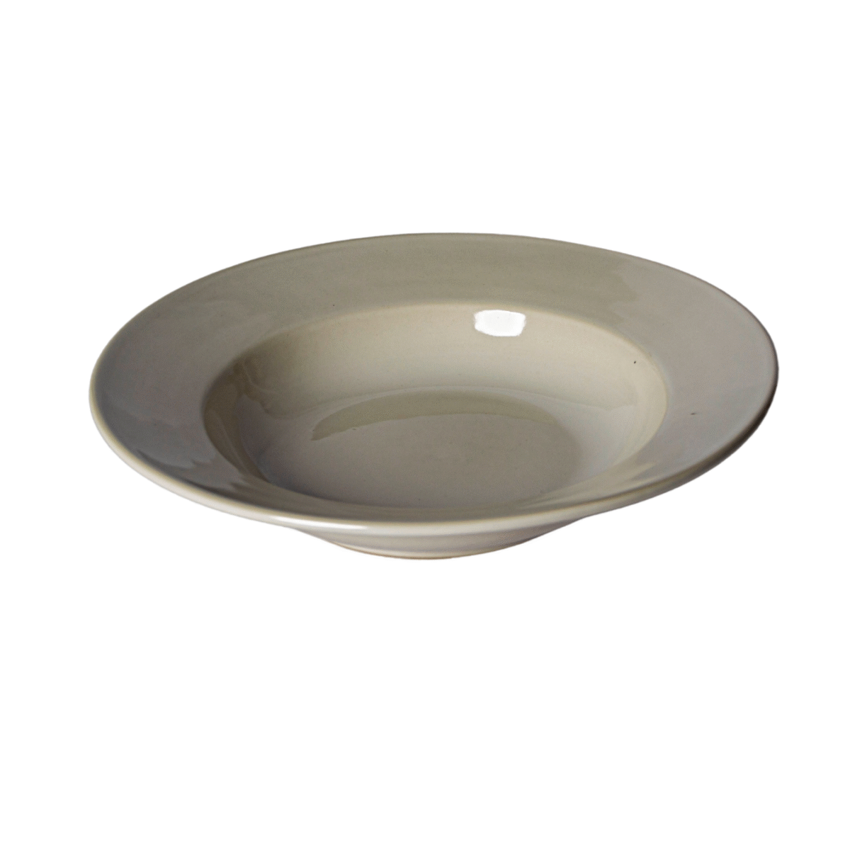 Série d’assiettes en porcelaine  couleur beige clair – Image 3