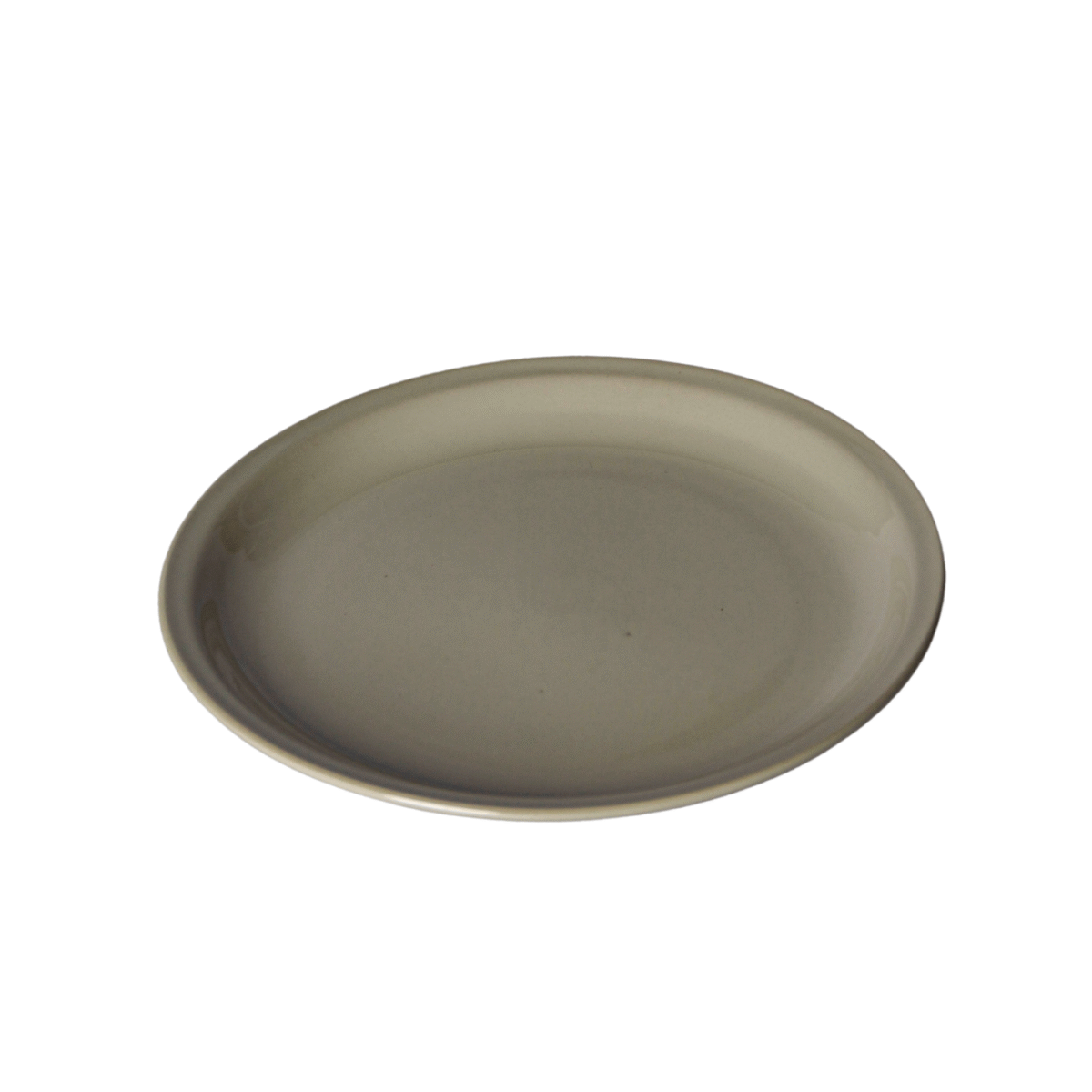 Série d’assiettes en porcelaine  couleur beige clair – Image 4