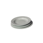 Assiette plate ronde en porcelaine