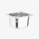 Bac gastronome GN 1/6 – Inox 18/10 – Hauteur : 100 mm