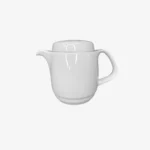 Cafetière grand modèle en porcelaine blanche