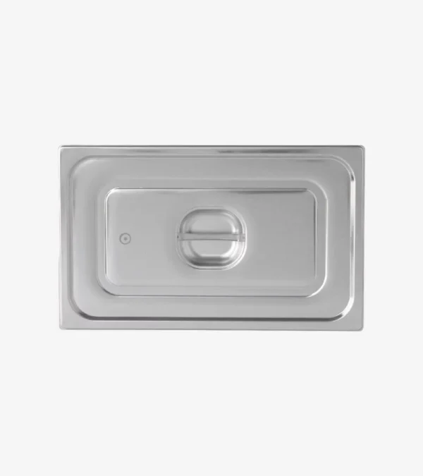 Couvercle étanche en inox – GN 1/1 (53 × 32,5 cm)