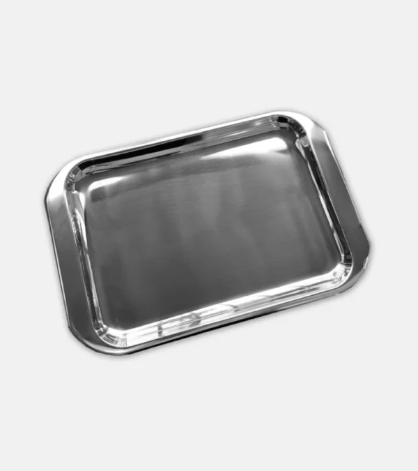 Plateau rectangulaire inox – 45 cm