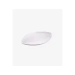 Plat ovale en porcelaine blanche