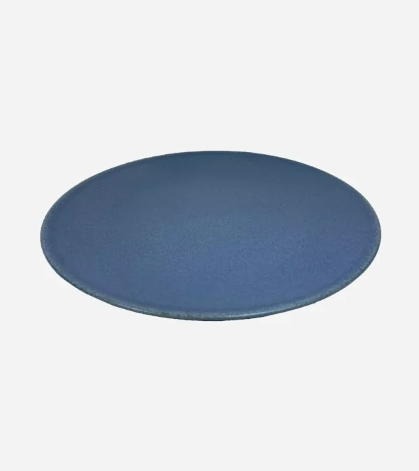 plat plat 31 cm – Bleu mat réactif