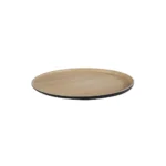 Plateau Frida en mélamine beige et noir