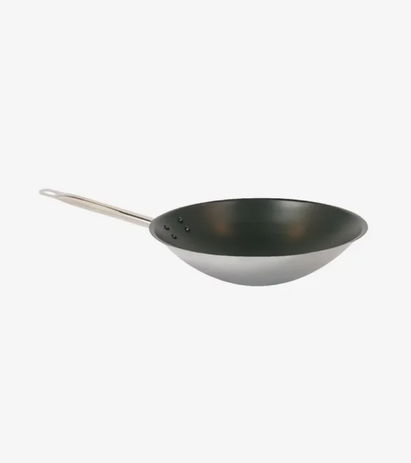 Poêle wok à fond plat antiadhésif 36 cm