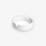 Cendrier en porcelaine blanche