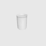 Porte-cure-dents en porcelaine blanche