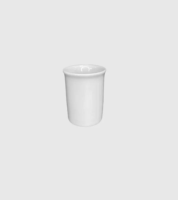 Porte-cure-dents en porcelaine blanche