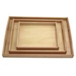 Plateaux en bois