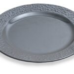 PLAT OVAL MARTELE NOIR MAT